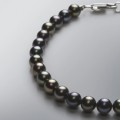 Pearl Bracelet with Treated Black Freshwater 6.0-5.5 mm Pearls