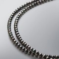 2L Pearl Necklace Treated Black Freshwater 5.0-4.5 mm Pearls
