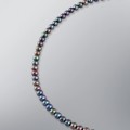 Pearl Necklace with Treated Black Freshwater 5.5 - 5.0 mm Pearls