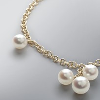Pearl Bracelet with 7.5-6.0 mm White Freshwater Pearls