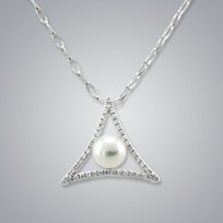 Pearl Pendant with Freshwater 6.5-6.0 mm Pearl
