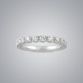 Half Eternity Diamond Ring, VS/SI Clarity, G/H Color