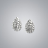 Teardrop Diamond Earrings