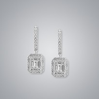 Taper Diamond Earrings
