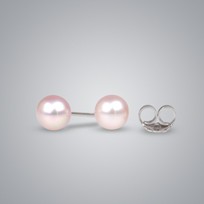 Pearl Earrings with Natural Multicolor Freshwater 6.0-5.5 mm Pearls