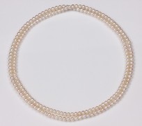 Endless Freshwater Pearl Necklace, White Color, 5.0mm